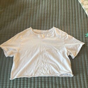 Medium DSG white cropped shirt